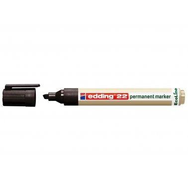 edding 22 EcoLine marqueur permanent - noir - 10…
