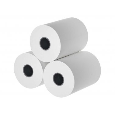 5 rouleaux papier thermique FSC sans BP, 80 mm x 50 m x 13 mm
