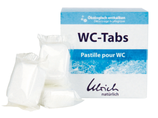 12 pastilles écologiques anti-calcaire et nettoyantes pour WC