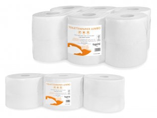 Papier hygiénique, gros rouleau, fibres 100% recyclées