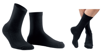 1 paire de chaussettes memo Bio-fonctionnelles, noir