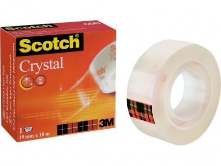 1 rouleau adhésif Scotch Crystal 19 mm