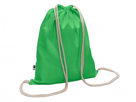 1 sac à lacet coton bio 140 g style sac à dos, 32 x 40 cm