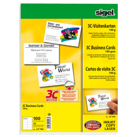 100 cartes de visite à imprimer