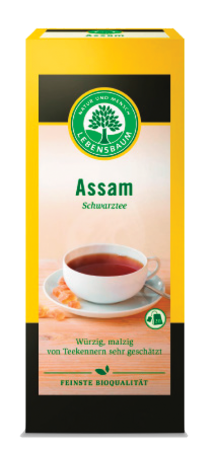 20 sachets de thé bio, Thé noir Assam