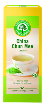 20 sachets de thé bio, Thé vert Chun Mee