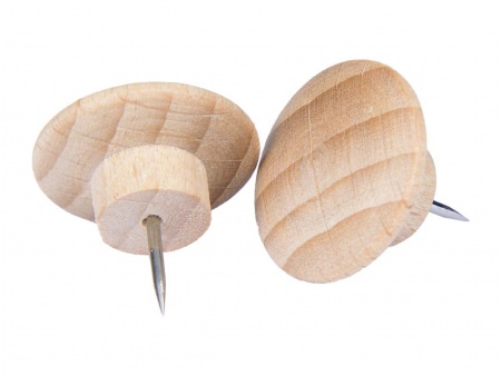 25 punaises tête bois FSC® WOODEN