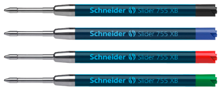 3 recharges Schneider Slider 755 XB