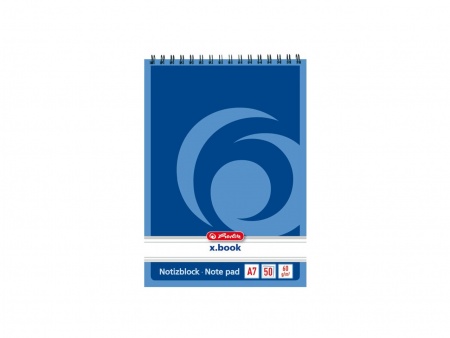 30 bloc-notes Herlitz A7 50 feuilles