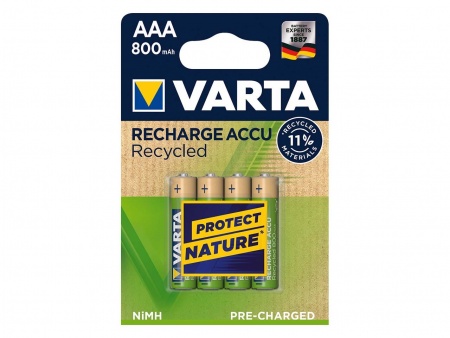 4 accu. NiMH Varta Recycled 1,2V