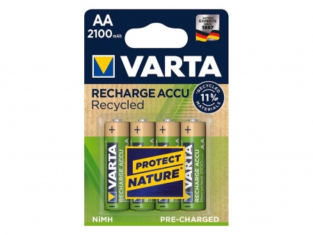 4 accu. NiMH Varta Recycled 1,2V