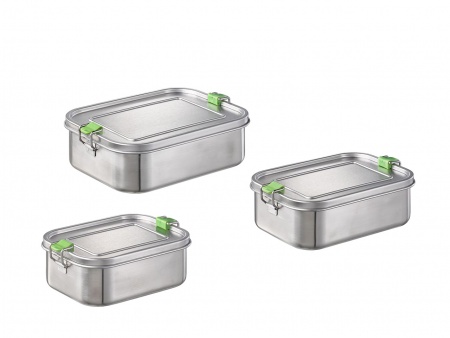 5 lunch boxes inox