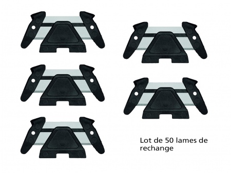 50 lames de rechange pour cutter de sécurité WEDO