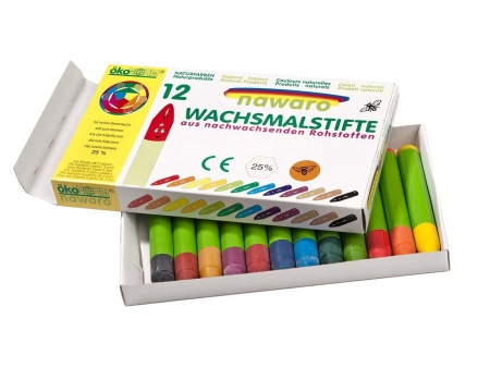 Assortiment crayons cire d\'abeille Nawaro