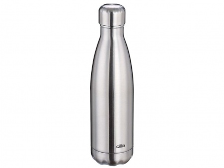 Bouteille isotherme acier inox Elegante 0,5 l, acier inox