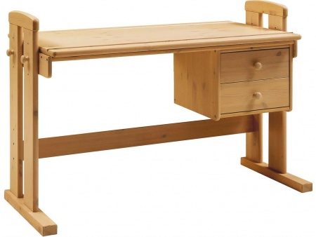 Bureau d\'écolier inclinable Raiser en pin