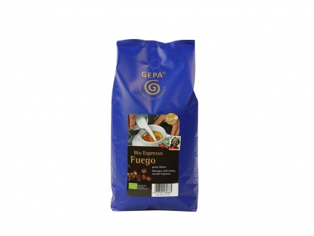 Café en grains GEPA Bio Espresso Fuego, sac 1 kg