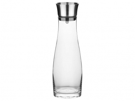 Carafe en verre avec bec en acier inoxydable