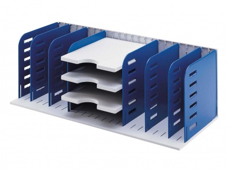 Casier modulable Styrorac, 8 séparat. + 3 plateaux