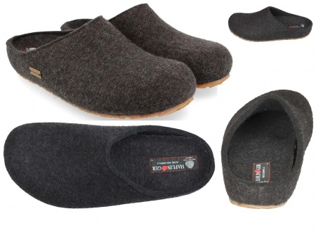 Chaussons Grizzly Michl, couleur graphite