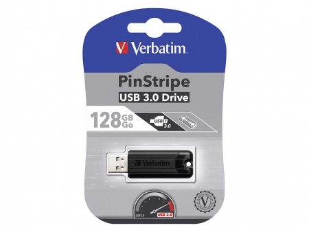 Clé USB rétractable Verbatim PinStripe USB 3.0