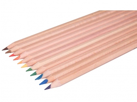 Crayons de couleur bois certifié par 12