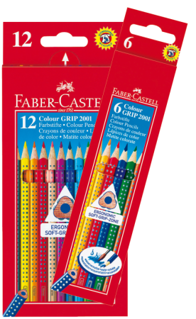 Crayons de couleur Faber-Castell Grip 2001