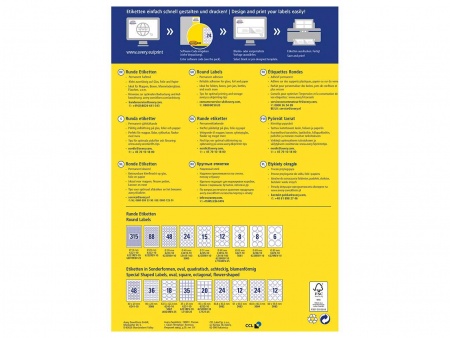 Etiquettes multi-usage Avery