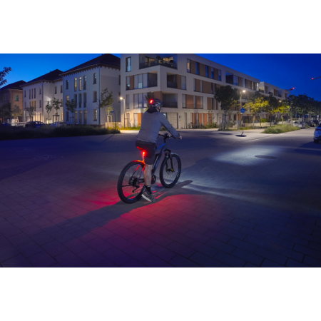 Feu arrière vélo TWIN, rechargeable USB