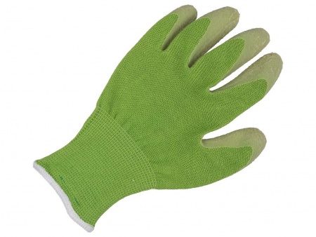 Gants de jardinage latex certifié et coton bio