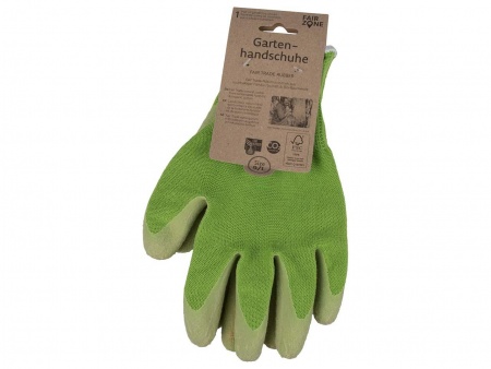 Gants de jardinage latex certifié et coton bio