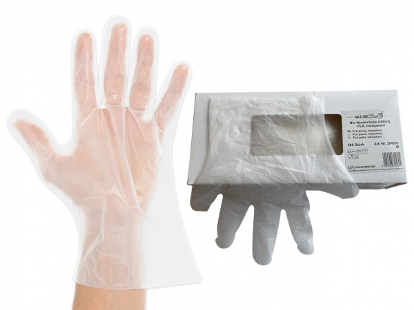 Gants jetables compostables et biodgradables