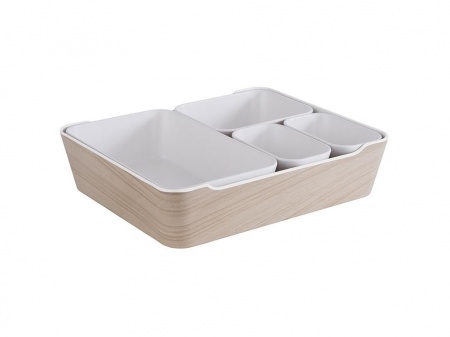 Grande lunch box mélamine et silicone SERVING BOX