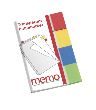 Index repositionnables \ TRANSPARENT\ , 4x40 notes FSC