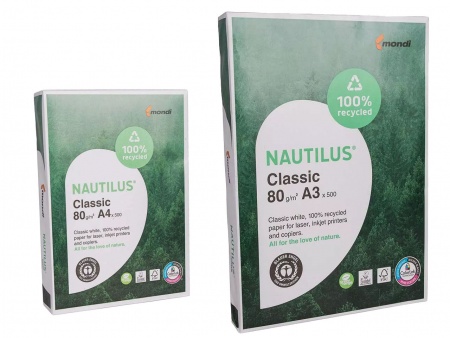 Papier recyclé en ramette «Nautilus Classic»