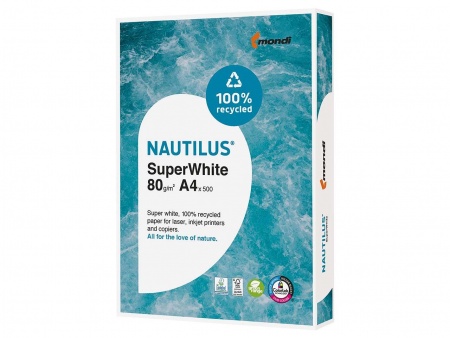 Papier recyclé Nautilus Super White