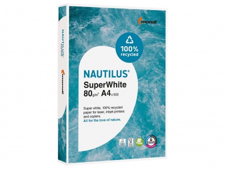 Papier recyclé Nautilus Super White