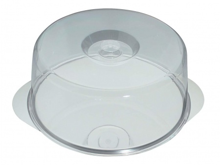 Plat à gâteau Ø 33,5 cm, avec cloche plastique