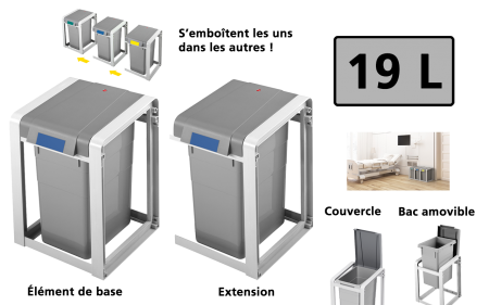 Poubelle tri sélectif ProfiLine Öko format XL