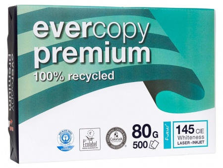 Ramette papier 500 feuilles, 80g, A4 Evercopy Premium