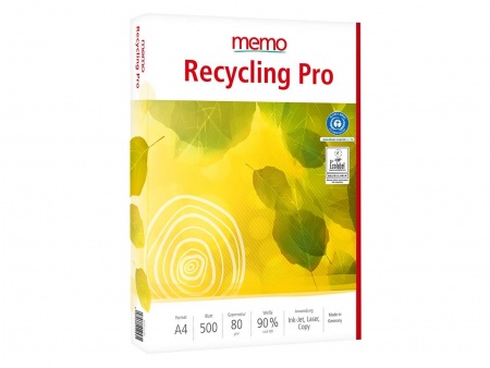 Ramette papier recyclé A4 Memo Recycling Pro 500 feuilles