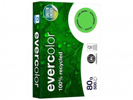 Ramette papier recyclé Evercolor 500 f. A4 80g