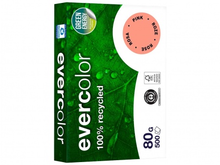 Ramette papier recyclé Evercolor 500 f. A4 80g