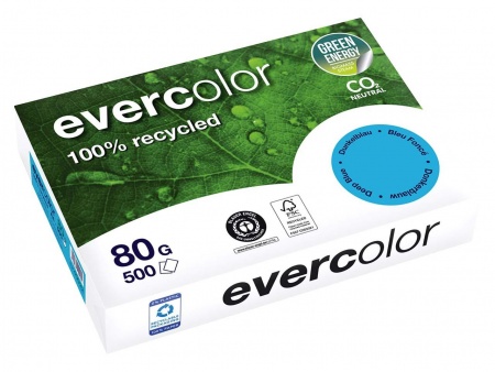 Ramette papier recyclé Evercolor 500 f. A4 80g