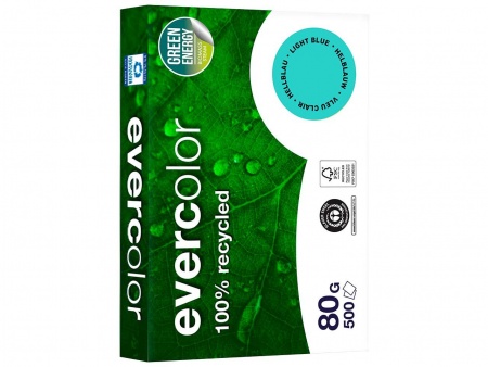 Ramette papier recyclé Evercolor 500 f. A4 80g