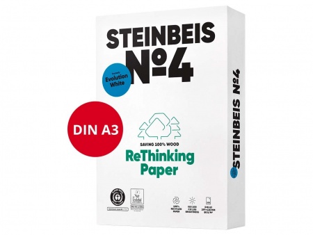 Ramette papier recyclé Steinbeis Evolution White 500 feuil.