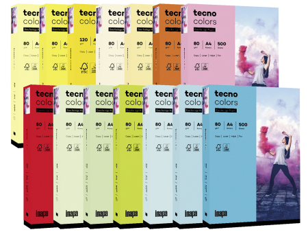 Ramette papier Tecno Colors