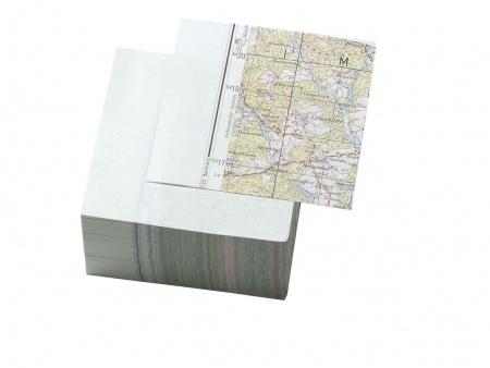 Recharge bloc notes, recyclage direct, 500 feuilles 9x9 cm