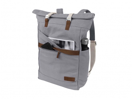 Sac à dos coton bio et cuir Ansvar, 19 l