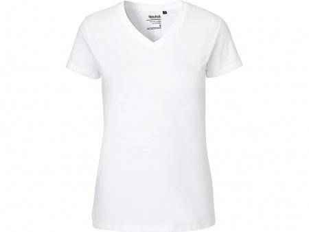 Tee-shirts femme col en V en coton bio